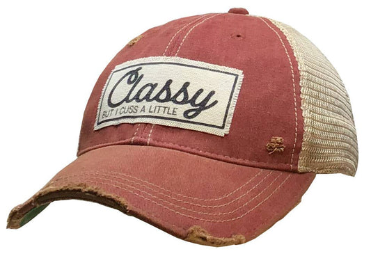 Classy Sassy Hat | "Classy But I Cuss A Little" Snapback Cap - Cotton Patch