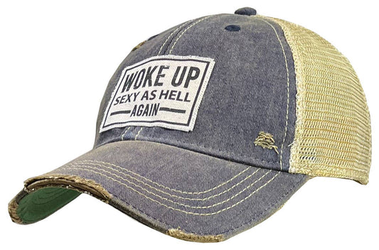 Confidence Hat | "Woke Up Sexy As Hell Again" Snapback Cap - Cotton Patch